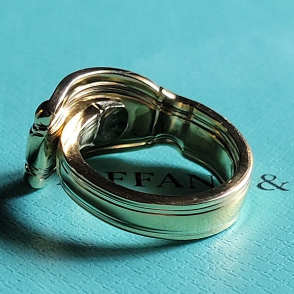 1929 Tiffany & Company Castilian Spoon Ring in Gold Vermeil #82 - Picture 5 of 10